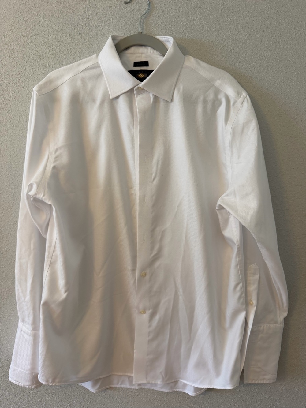 Joseph Abboud White Dress Shirt - Classic Spread Collar